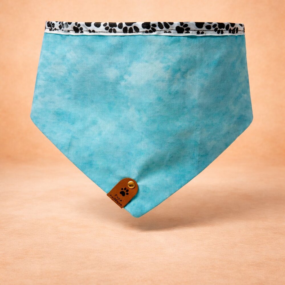 Reversible Dog or Cat Bandana | 100% Cotton | Snap Closure | Fits Up to 18.5"